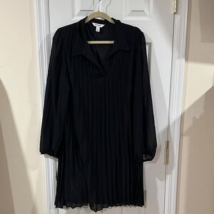 Nine West Black Long Sleeve Dress